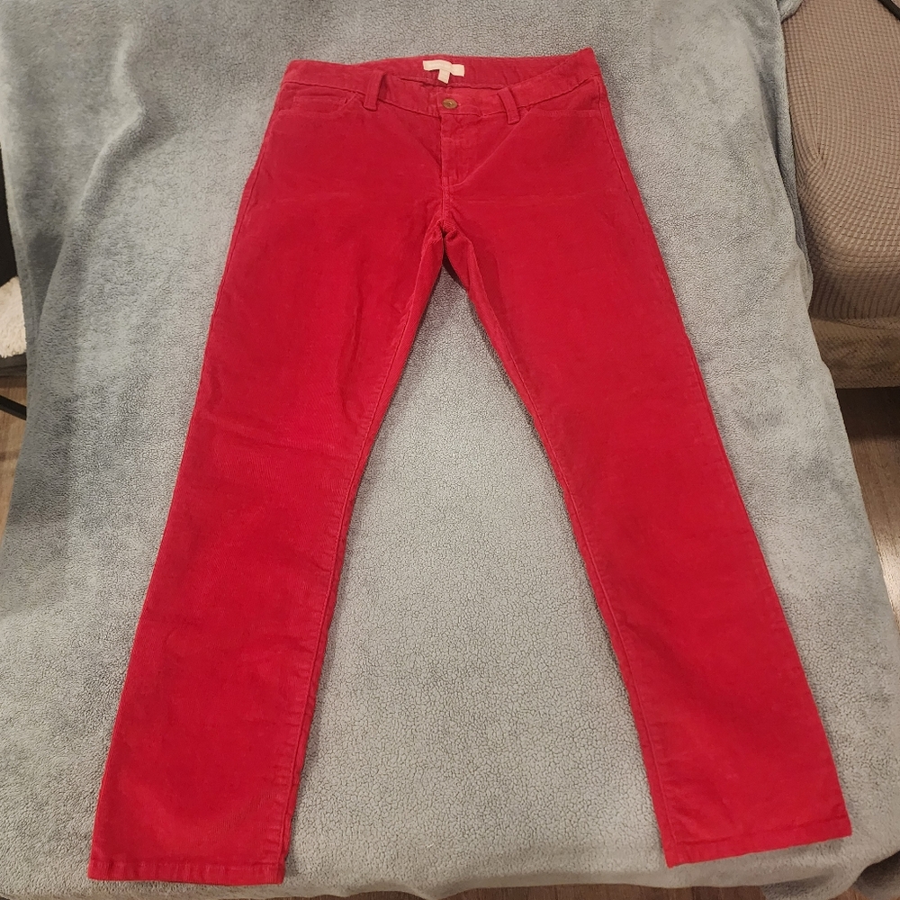 Banana Republic Saucy Red Cordurouy